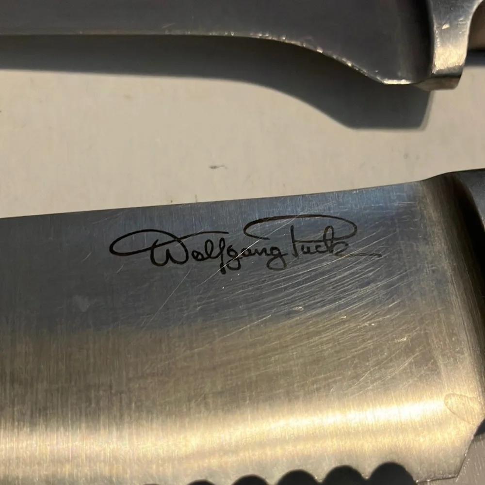 Wolfgang Puck Red Handled Kitchen Knife Set‎